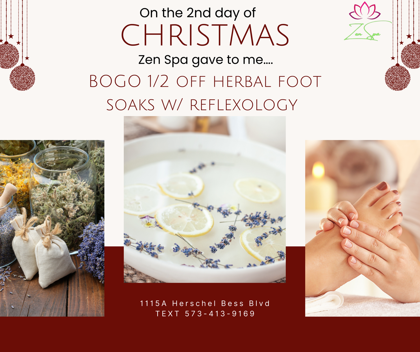 BOGO 1/2 OFF Herbal Foot Soaks with Reflexology