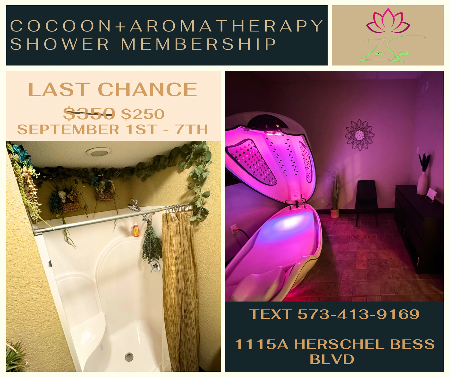 Monthly Cocoon + Aromatherapy Shower Membership