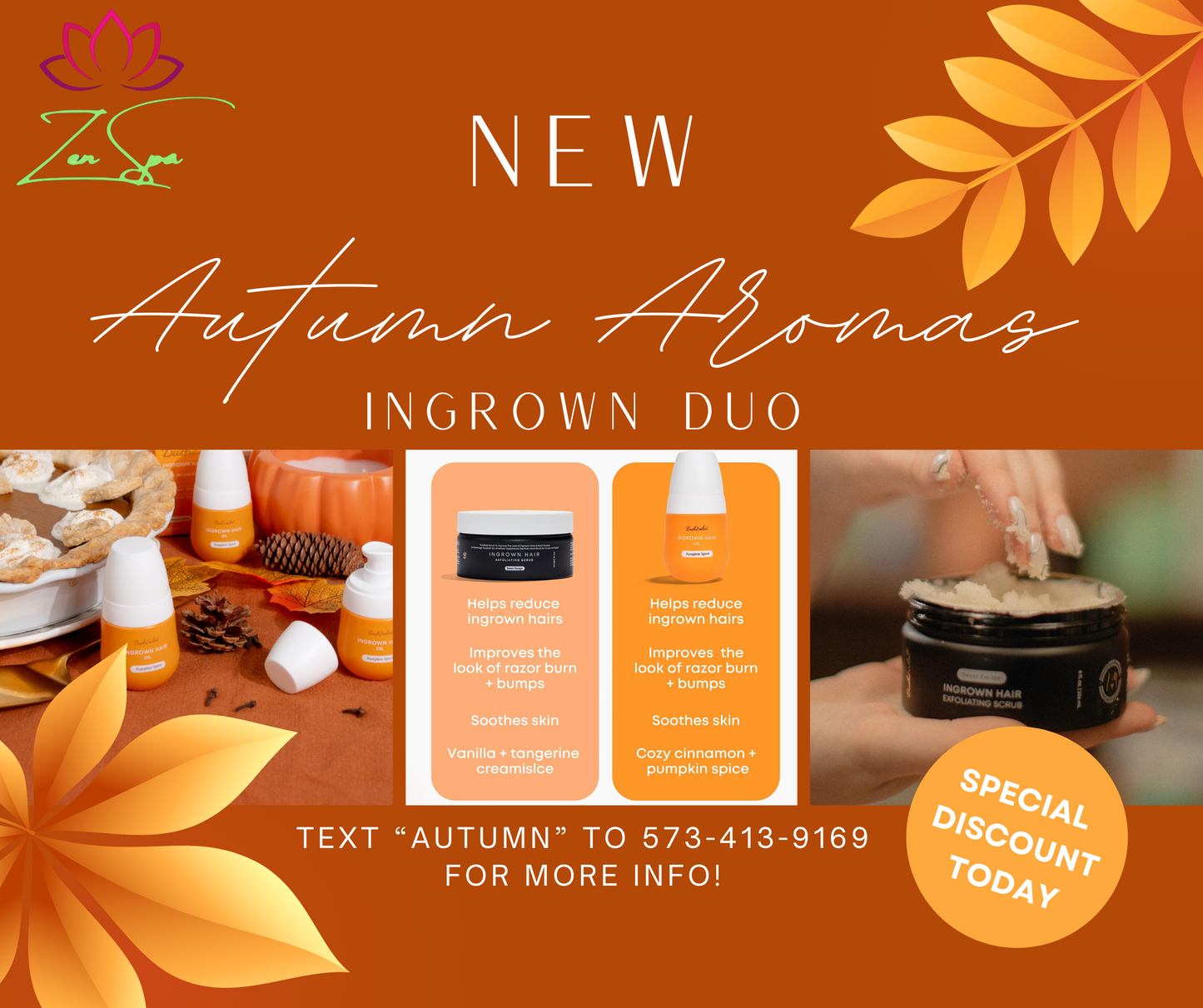 Autumn Aromas Ingrown Hair Duo