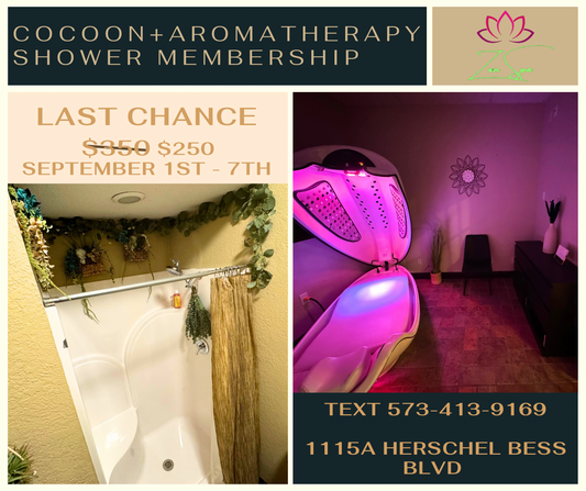 Monthly Cocoon + Aromatherapy Shower Membership
